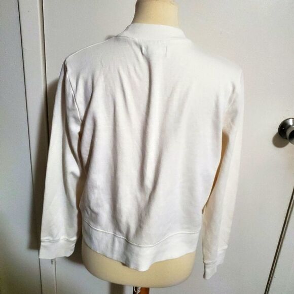 Miles by Madewell Cream Sweater Top Size Large - Picture 4 of 5